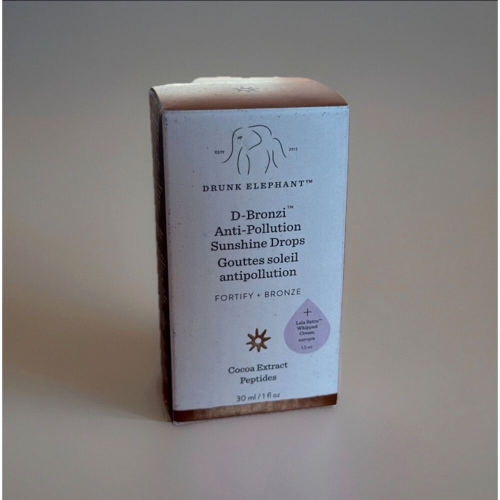 Drunk Elephant D-Bronzi Anti-Pollution Sunshine Drops Peptides NEW 30mL / 1 Oz - Picture 6 of 6